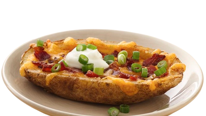 Potato Skin with Cheese Any 3 Topping